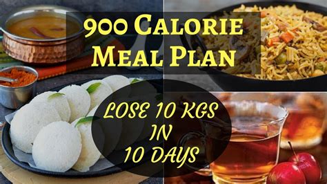 How to Lose Weight Fast 10Kgs in 10 Days | 900 Calorie Meal Plan ...