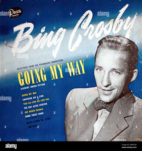 Bing Crosby - Going My Way 1944 - Vintage vinyl 78 rpm record Stock ...