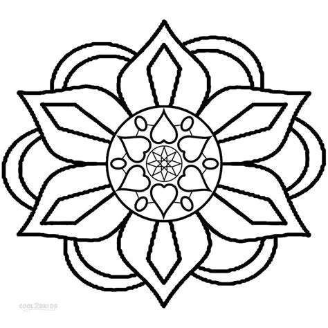 Rangoli Designs For Coloring Pages