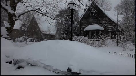 Blizzard of 2010: Snow Piling up in Drexel Hill, PA - YouTube