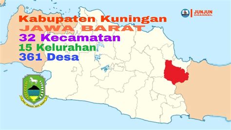 Kabupaten Kuningan, Jawa Barat, 32 Kecamatan, 15 Kelurahan, 361 Desa - YouTube