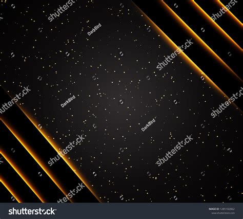 Luxury Black Gold Background Design Presentation Stock Vector (Royalty ...