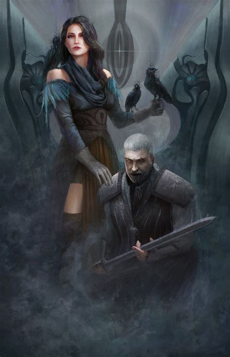 Geralt and Yennefer by KyTranArt | The witcher, The witcher books, The ...