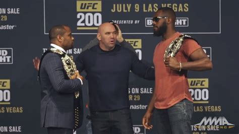 UFC 200 video: Daniel Cormier vs. Jon Jones staredown - Bloody Elbow