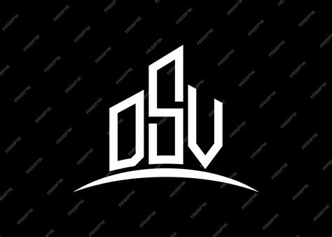 Premium Vector | Letter dsv building vector monogram logo design ...