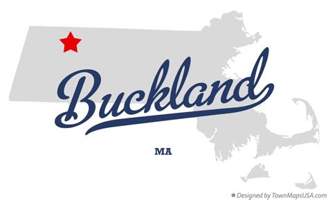 Map of Buckland, MA, Massachusetts