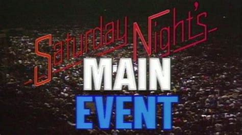 WWF Saturday Night's Main Event I | Match Card & Results | WWE PPV