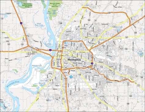 Map of Memphis [Tennessee] - GIS Geography