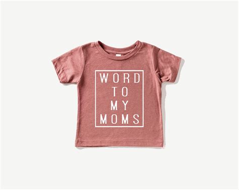 LGBTQ Kids Shirt Two Moms Pride Clothing Gender Neutral - Etsy