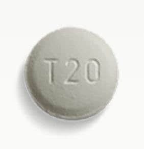 Pill Finder: T20 Logo White Round - Medicine.com