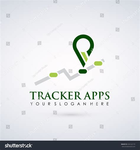 Tracker Apps Logo Template Vector Illustrator Stock Vector (Royalty Free) 634122173 | Shutterstock