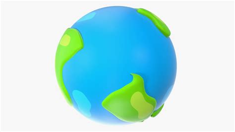 Cartoon Planet Earth 3D Model $39 - .3ds .blend .c4d .fbx .max .ma .lxo ...