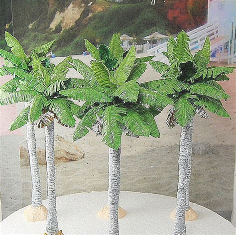 Palm Tree Miniature 6 to 7 Inches Tall Artisan Handmade - Etsy