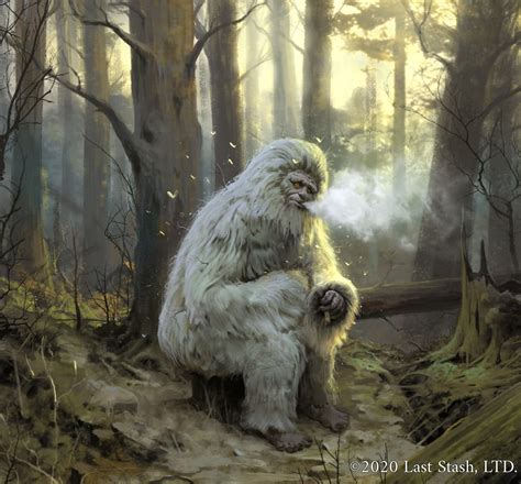 Bigfoot Smoking Weed in the Forest - by Stas Svetlov : r/ImaginaryMonsters