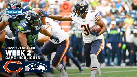 Chicago Bears vs. Seattle Seahawks Preseason Week 2 Highlights | 2022 ...