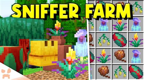 MINECRAFT SNIFFER FARM 1.21+ | Easy Auto Torchflower + Pitcher Plant Farm - YouTube