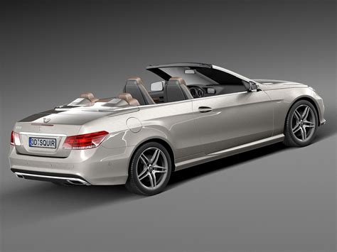 Mercedes-Benz E-Class AMG Convertible 2015 3D Model MAX OBJ 3DS FBX C4D ...