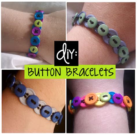 Dabble...: DIY: Button Bracelets