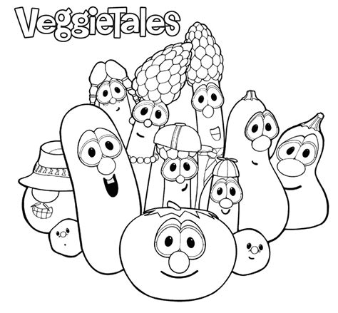 Veggie Tales Jonah Coloring Pages