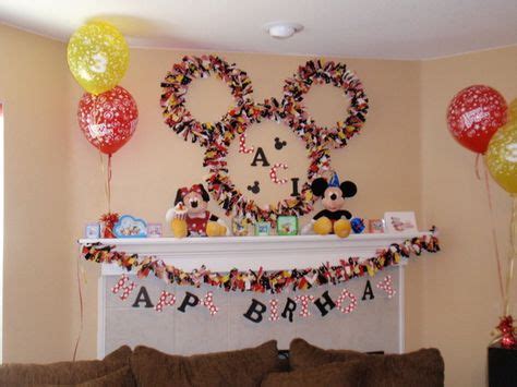 32 Best Mickey Mouse Wall Decorations images | Mickey mouse, Disney rooms, Mickey mouse room