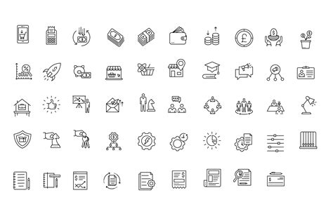 Business Icon Set Graphic by deniprianggono78 · Creative Fabrica