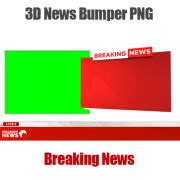 Breaking News 3D Graphics | PNG and PSD Templates