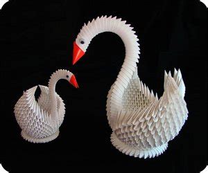 3D Origami Swan | Free Origamii Instruction | DIY origami | Make-Origami