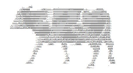 ASCII Art Animals Gallery of Images made from Text Ascii Art, Text Art, How To Make Image, Made ...