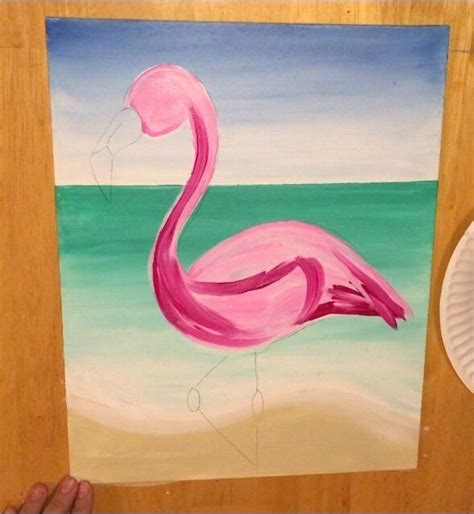 Flamingo Painting - Learn How To Paint A Flamingo Step By Step ...