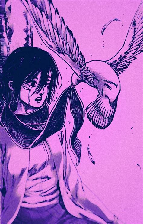 Mikasa Ackerman Manga Panel / Wallpaper