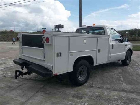 Ford F250 UTILITY SERVICE TOOL BOX TRUCK GAS FLORIDA (2002) : Utility / Service Trucks