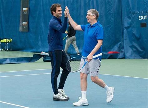 Bill gates playing tennis with the #1 in the world : r/sports