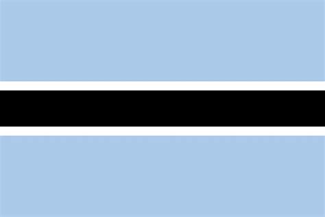 Botswana flag color codes