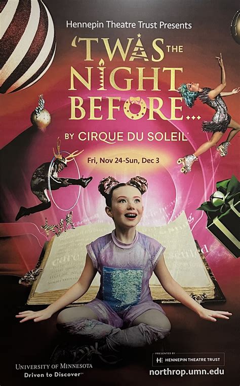 Review of 'Twas the Night Before... Cirque du Soleil - Play Off The Page