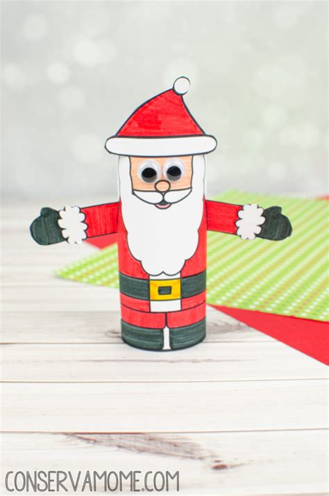 Toilet Paper Roll Santa Claus Craft:An Easy Kids Christmas Craft