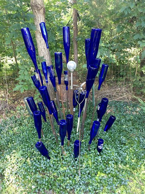 Repurposed For Life: THINGS TO DO WITH BLUE WINE BOTTLES.