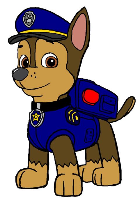 Chase Paw Patrol Sketch at PaintingValley.com | Explore collection of ...