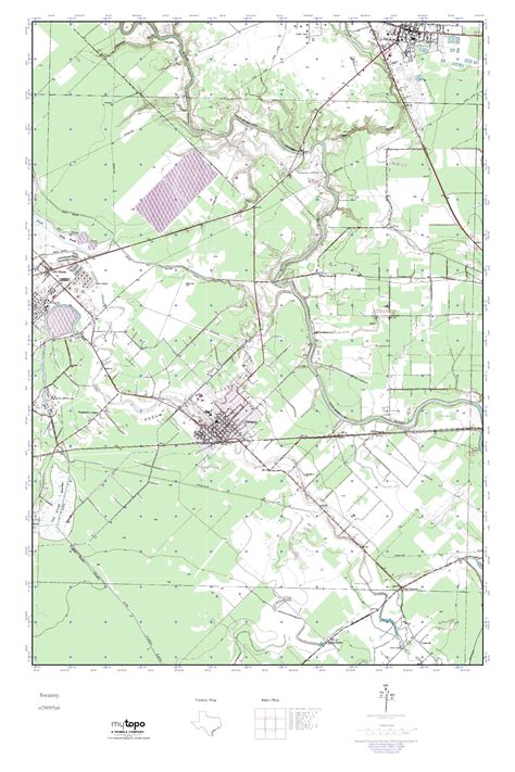 MyTopo Sweeny, Texas USGS Quad Topo Map