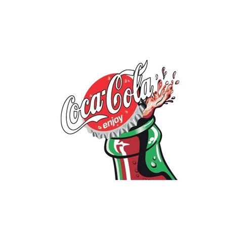 Passion Stickers - Wallstickers Coca Cola Opening Bottle Decals