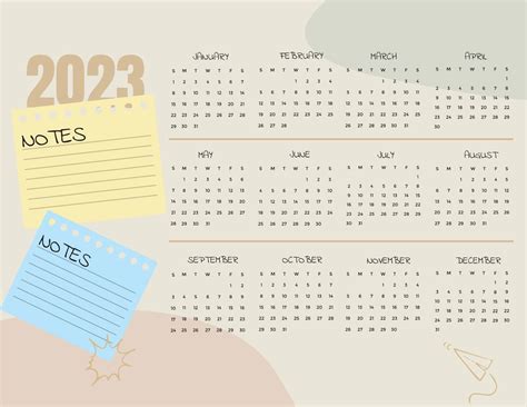 Cute 2023 Calendar Printable - Printable Calendar 2023