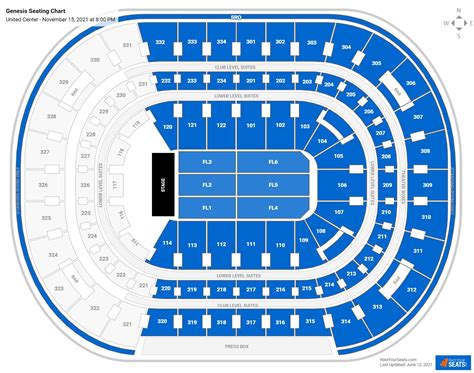 United Center Seating Charts for Concerts - RateYourSeats.com