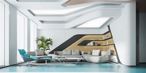 futuristic living room | Interior Design Ideas
