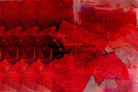 "Red Abstract Painting" by madeinatlantis | Redbubble