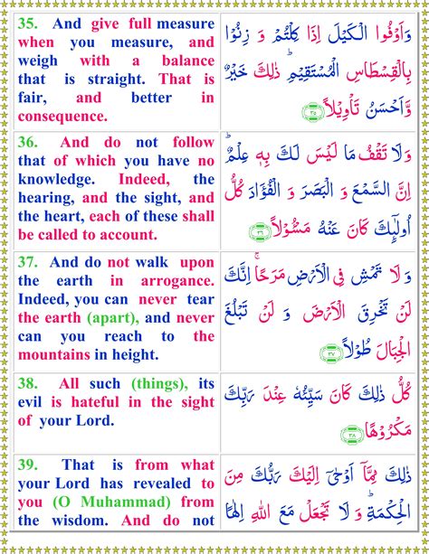 Surah Bani-Israil (English) - Quran o Sunnat