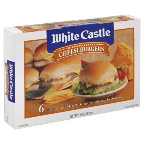 White Castle Cheeseburgers - 6 ct Frozen