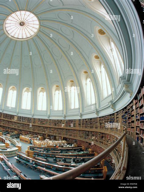 British Library Reading Room. 20th century. The British Library Reading Room inside the British ...