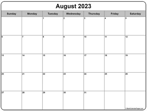 New 2023 Calendar August Ideas – Calendar With Holidays Printable 2023