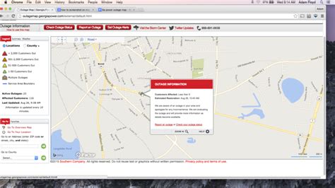 Georgia Power offers real time outage map | Local News ...