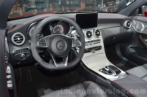 Mercedes-AMG C43 Cabriolet interior at the 2016 Geneva Motor Show