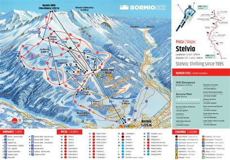 Bormio Ski Resort Piste Maps